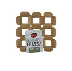 SUPORTE PANELA BAMBU 12,5X12,5CM