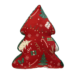ALMOFADA NATALINA 0,51 X 0,41 DES 305 FORMATO ARVORE DE NATAL