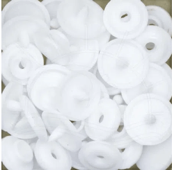 BOTAO DE PLASTICO T3 - 10MM 10 PARES