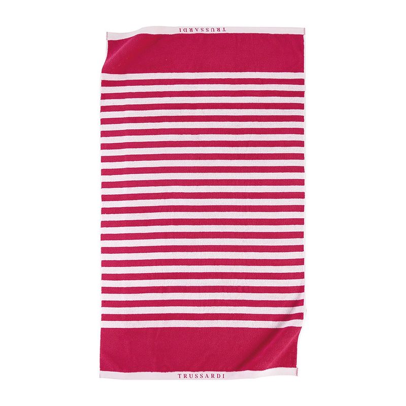 toalha-praia-san-marino-trussardi-rosa-cremisi