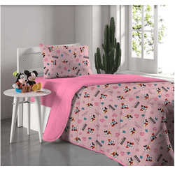 Jogo de Cama Solt Play Minnie Sonhos Rose/rosa Prisma