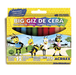 GIZ DE CERA BIG C / 12 CORES