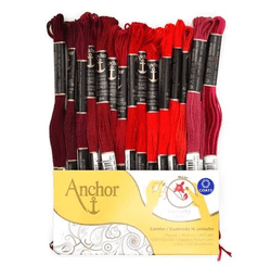 KIT MEADA ANCHOR 8M C/16 TONS DE VERMELHO 463P016-VERM0