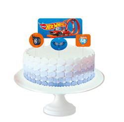 TOPPER PARA BOLO HOT WHEELS 12X04