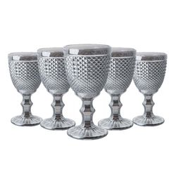 JOGO TACA VIDRO BICO DE JACA 6PCS X 330ML