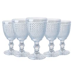 JOGO TACA VIDRO BICO DE JACA 6PCS X 330ML