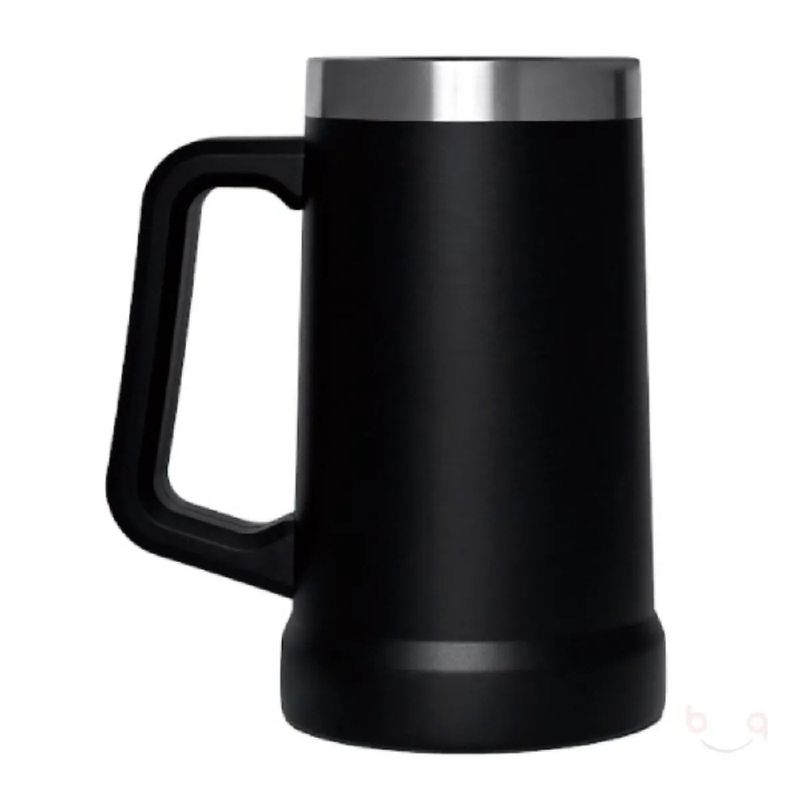 Caneca Térmica Pais Inox Cinza Útil Bazar 700ml - freitasvarejo