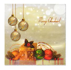 GUARDANAPO DE PAPEL 20 FOLHAS MARRY CHRISTMAS