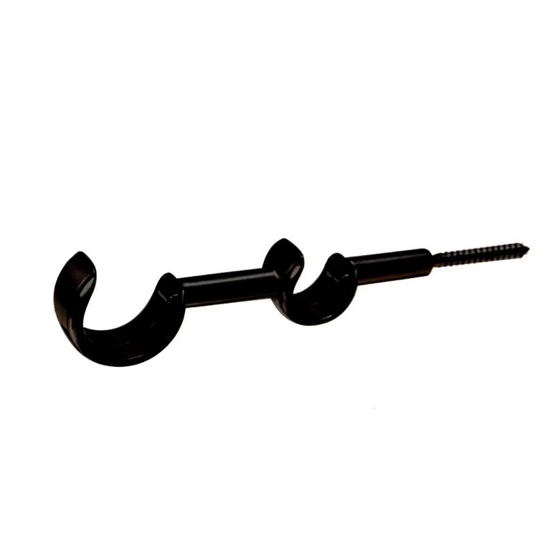 SUPORTE-LEAO-DUPLO-C-PARAFUSO-C-ROSETA-PRETO-FOSCO
