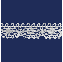 RENDA PARAIBA 100%ALGODAO 140824 2,0CM C/ 20 MT BRANCO