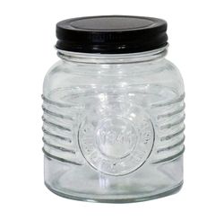 PORTA MANTIMENTO VIDRO C/TP DE METAL 420ML D9XA10CM (28712)