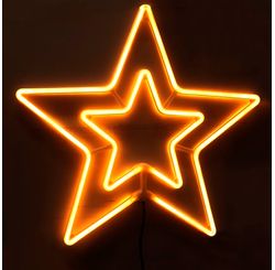 ESTRELA DE NEON WARM USO EXTERNO (15009)