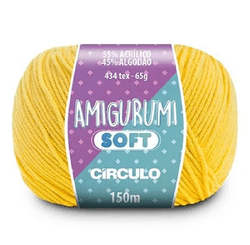 Linha Amigurumi Soft 55%acr 45%alg  C/150m