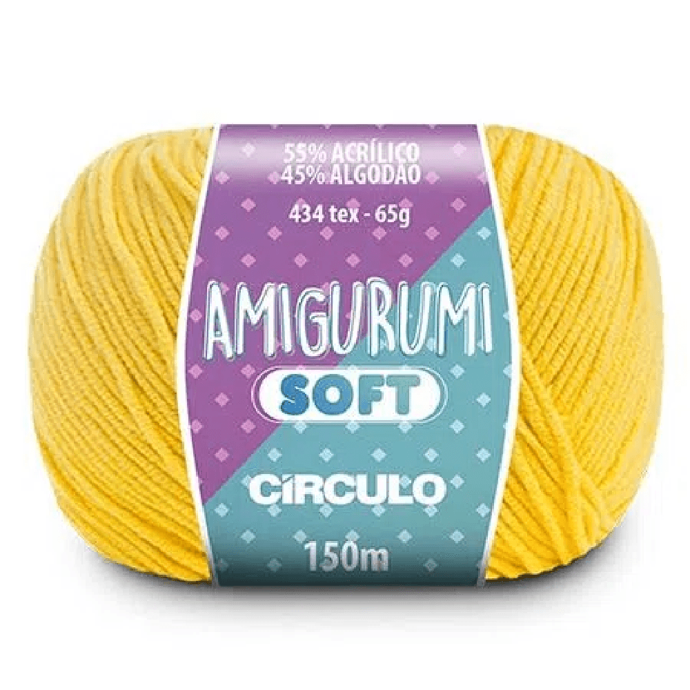 Linha Amigurumi Soft 55%acr 45%alg C/150m - Niazi Chohfi