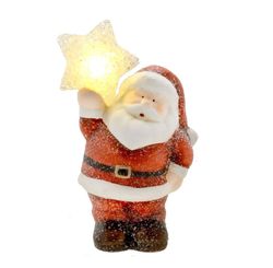 PAPAI NOEL COM LUZ MAGNESIA 16,5CM