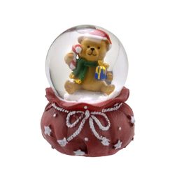 BOLA AGUA URSO RESINA 7CM