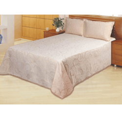 KIT COLCHA COLONI BEGE CASAL/QUEEN