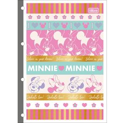 CADERNO TILIFLEX UNIV MINNIE COM 80 FOLHAS