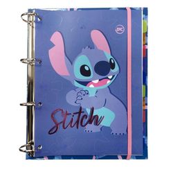 CADERNO ARGOLADO UNIV.144FLS STITCH FEC/ELASTICO (3815)