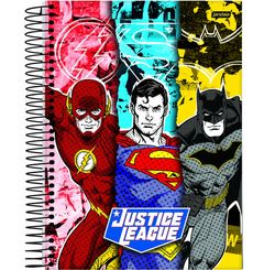 CADERNO UNIV 80FLS 01 MATERIA LIGA DA JUSTICA FSC - SORTIDO