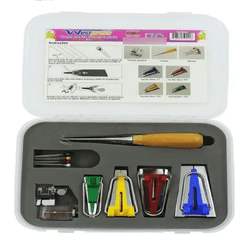 Kit Aparelho Calcador Faz Vies C/ 4 Pecas