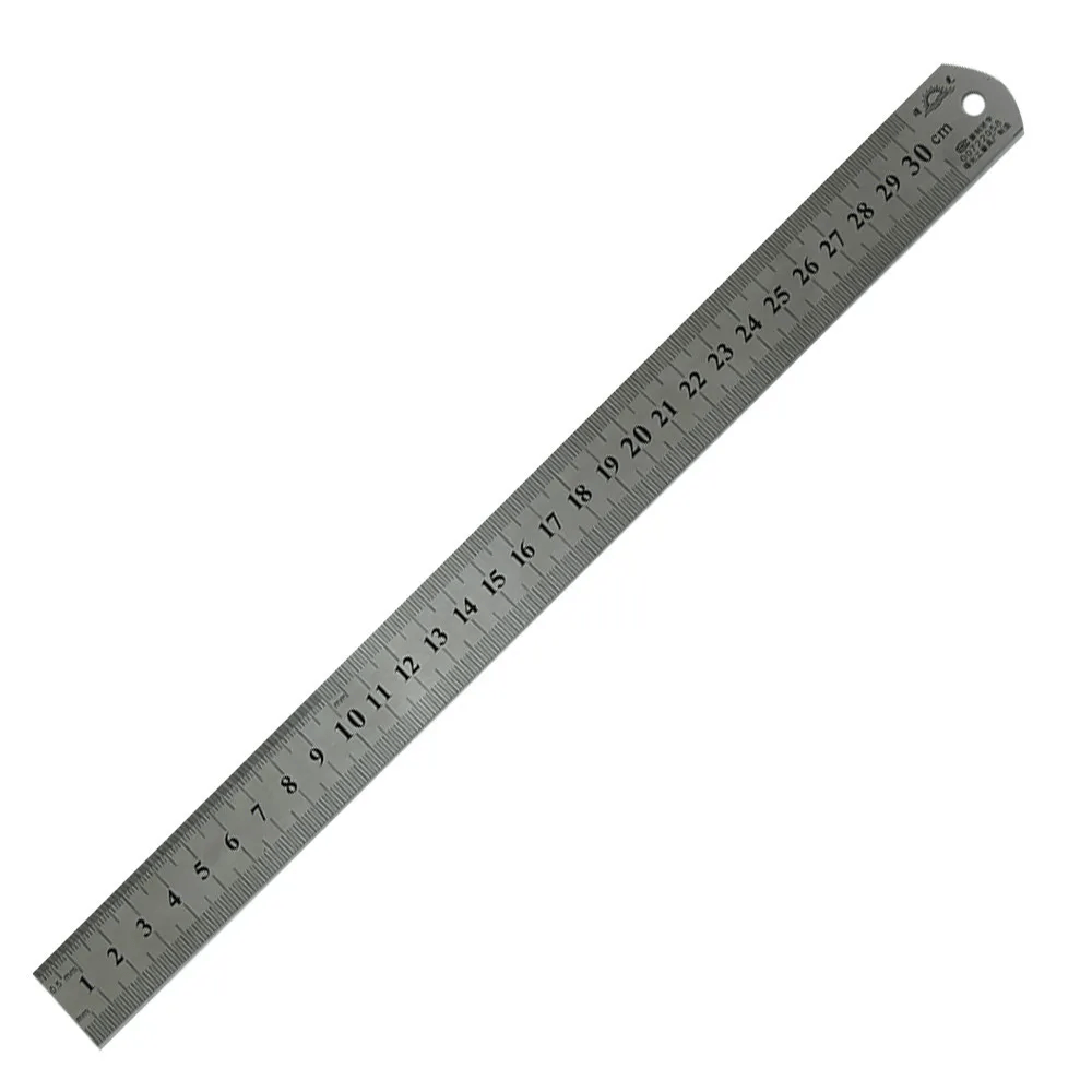 REGUA DE ACO 30CM 12 POLEGADAS