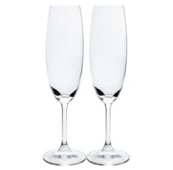 JOGO 2 TACAS CHAMPANHE ANNA CRISTAL ECO 220ML A22,5CM