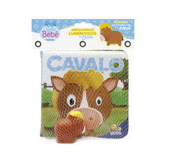 LIVRO - AMIGUINHOS LUMINOSOS NO BANHO: CAVALO