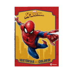 LIVRO HOMEM-ARANHA HISTORIAS PARA COLORIR