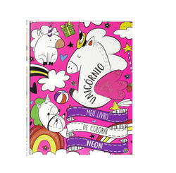 MEU LIVRO DE COLORIR NEON: UNICORNIO