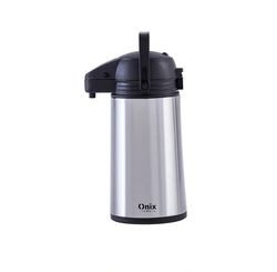 GARRAFA INOX AMPOLA DE VIDRO C/ BOMBA 1 LITRO