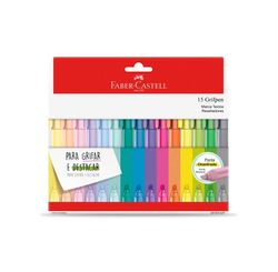 MARCA TEXTO GRIFPEN ESTOJO C/15 CORES