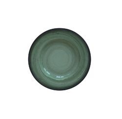 PRATO SOBREMESA  21CM RUSTICO VERDE