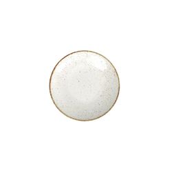 PRATO SOBREMESA  21CM RUSTICO MARROM