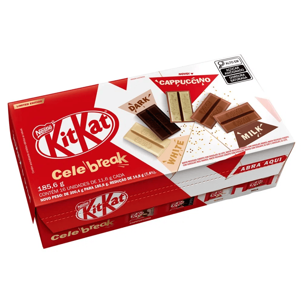 CHOCOLATE KIT KAT CELEBREAK BUGATT NESTLE 185,6G - Niazi Chohfi