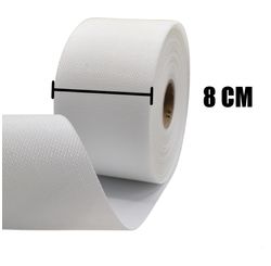 Entretela Plastificada 8cm Branco