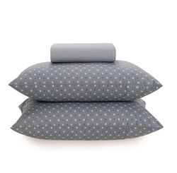 Jogo de Cama Percal 150 Fios Est 3 Pcs Queen  Alan