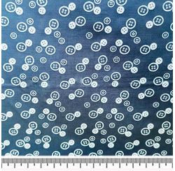 Tecido Tricoline Frou Frou Lg1,49 35890 Trio de Botoes Cor 02