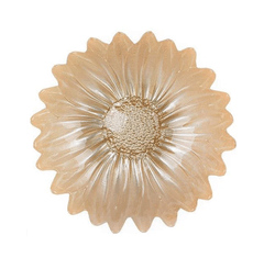 Bowl Folhagem Vidro D17xa6cm Perola (24774)