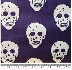 Tecido Tricoline Infantino Lg1,40 16278 Caveira 2 03