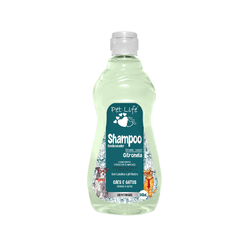 Shampoo Citronela Caes e Gatos Pet Life 540ml