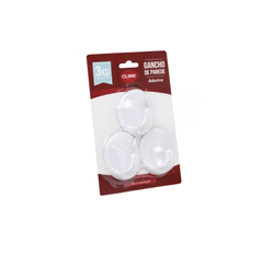 Kit 3 Ganchos Parede Adesivo