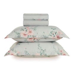 JOGO DE CAMA PERCAL 180 FIOS EST  2,20X2,40 CASAL NARA
