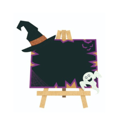 Halloween Mdf Lousa Halloween Sem Led(hw1503)