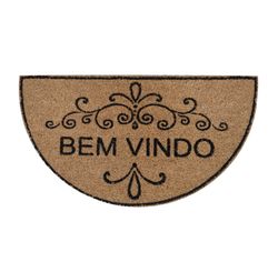 Capacho Meia Lua Estampado 0,33 X 0,60