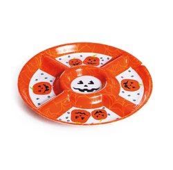 Petisqueira Halloween  C/5 Compartimentos  C/1 Uni