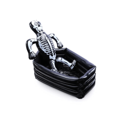 Cooler Caixao Com Esqueleto C/1 Uni - Halloween 805 L