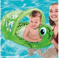 Bote Infantil Inflavel Tartaruga 74x66cm