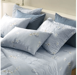 Jogo de Cama Percal 150 Fios Est Casal  Jasmim