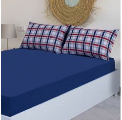 Jogo de Cama Queen Sao Paulo/azul Profundo